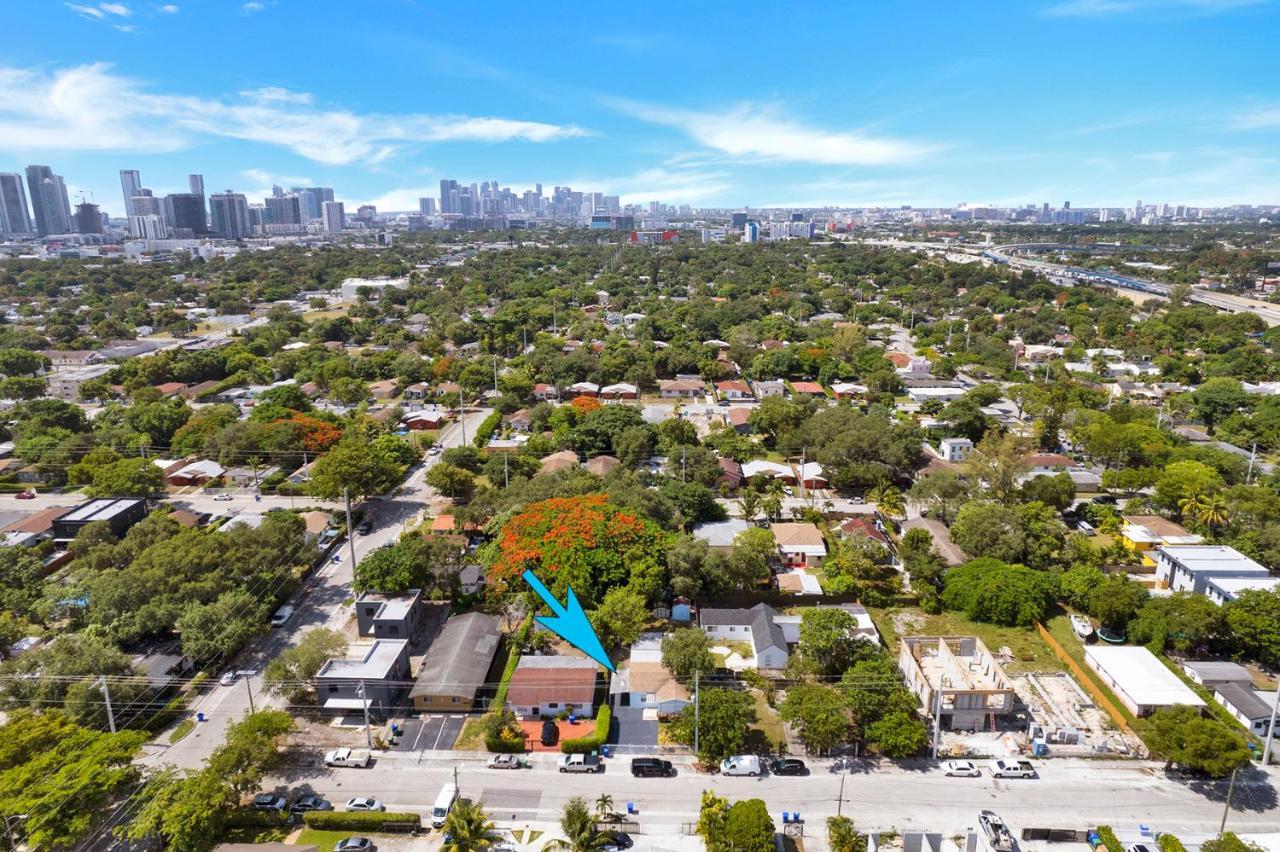 Very Modern Buena Vista Gem Near Wynwood Villa Miami Exterior foto